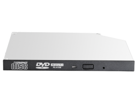 HP 9.5mm SATA DVD-ROM JackBlack Optical Drive, 652238-B21
